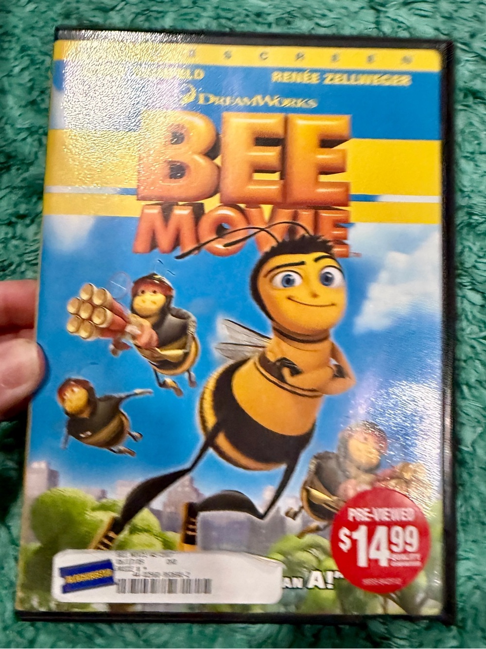 DreamWorks Bee Movie DVD - Yellow, Blue, Black